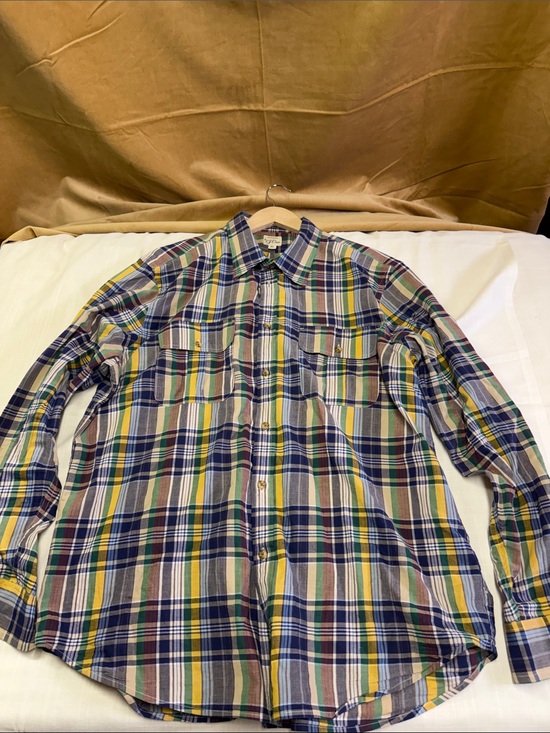 J. Crew Other - J. Crew Men's Multicolor Plaid Button-Down Shirt in Blue, Yellow, Green, Cream